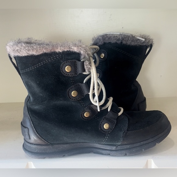 Sorel Women’s Explorer Joan Suede Waterproof Ankle Boots Size 9 - Picture 7 of 10